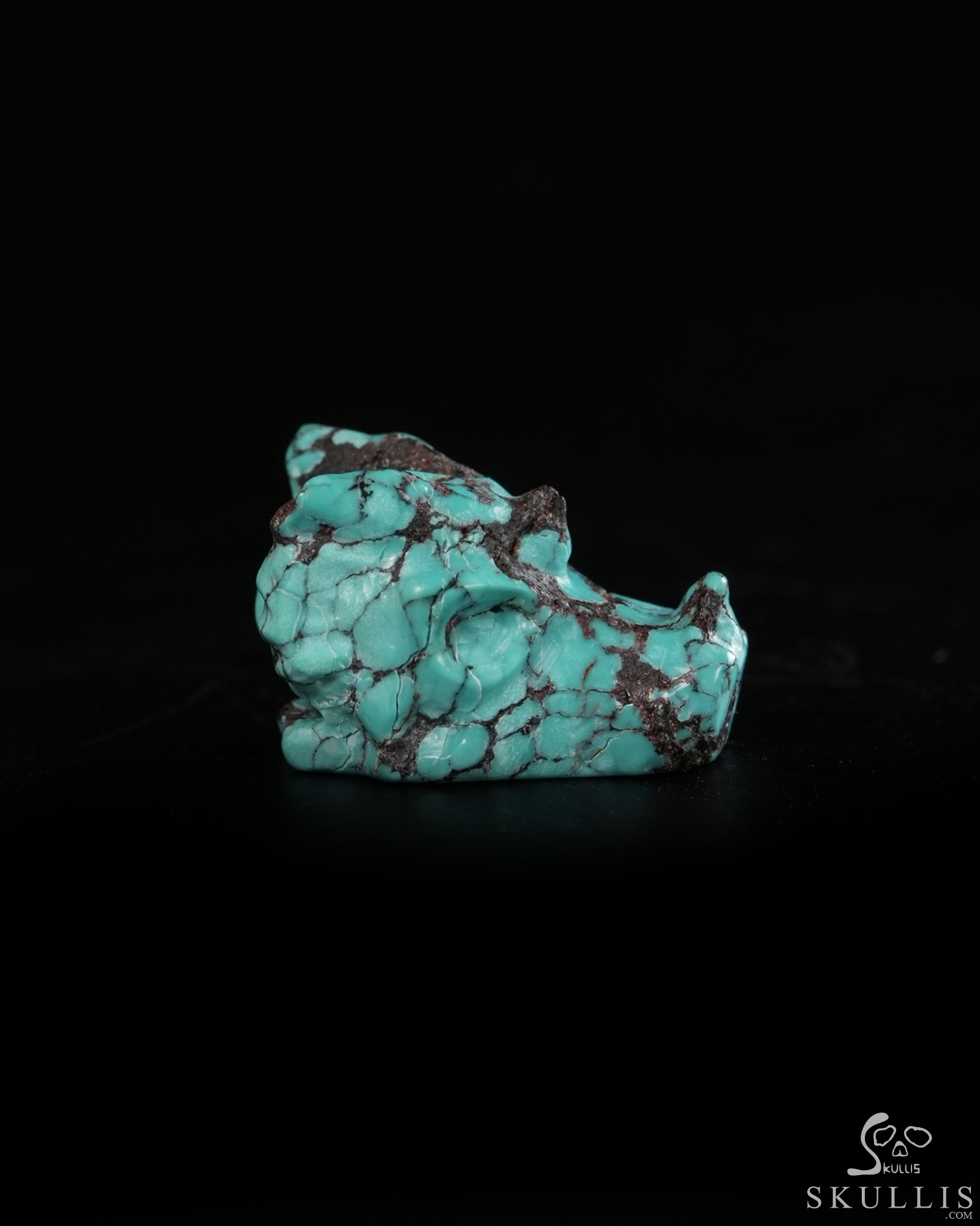 Gemstone 0.6" Turquoise Hand Carved Crystal Dragon Skull Sculpture, Crystal Healing Gemstone 0.6" Turquoise Hand Carved Crystal Dragon Skull Sculpture, Crystal Healing
