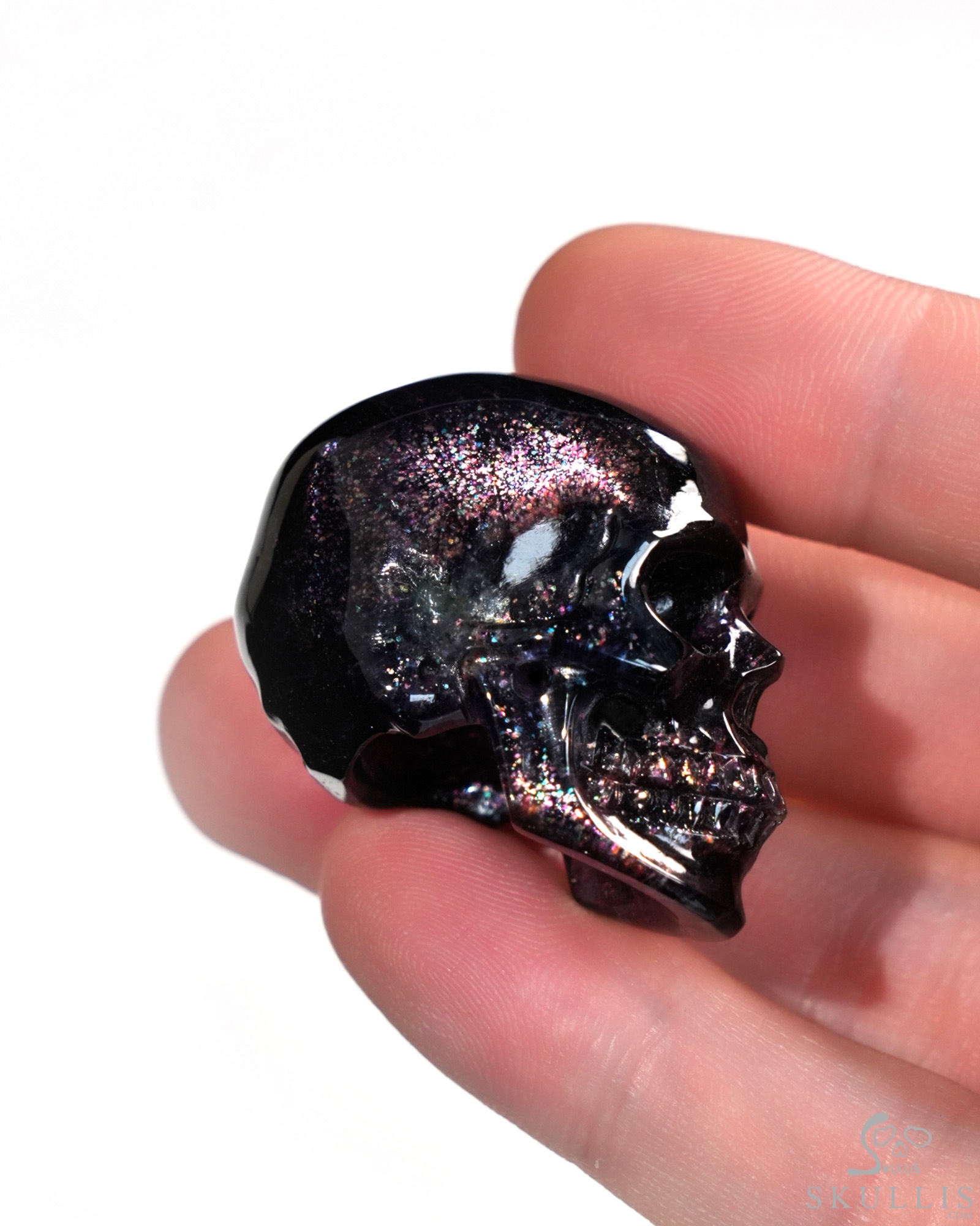 July 14, 2026 ACSAD (A Crystal Skull a Day) - The Breathing Nebula - Necklace of 1.4" Gemstone Iolite Hand Carved Hollowed Crystal Skull Pendant, Skull Jewelry July 14, 2026 ACSAD (A Crystal Skull a Day) - The Breathing Nebula - Necklace of 1.4" Gemstone Iolite Hand Carved Hollowed Crystal Skull Pendant, Skull Jewelry