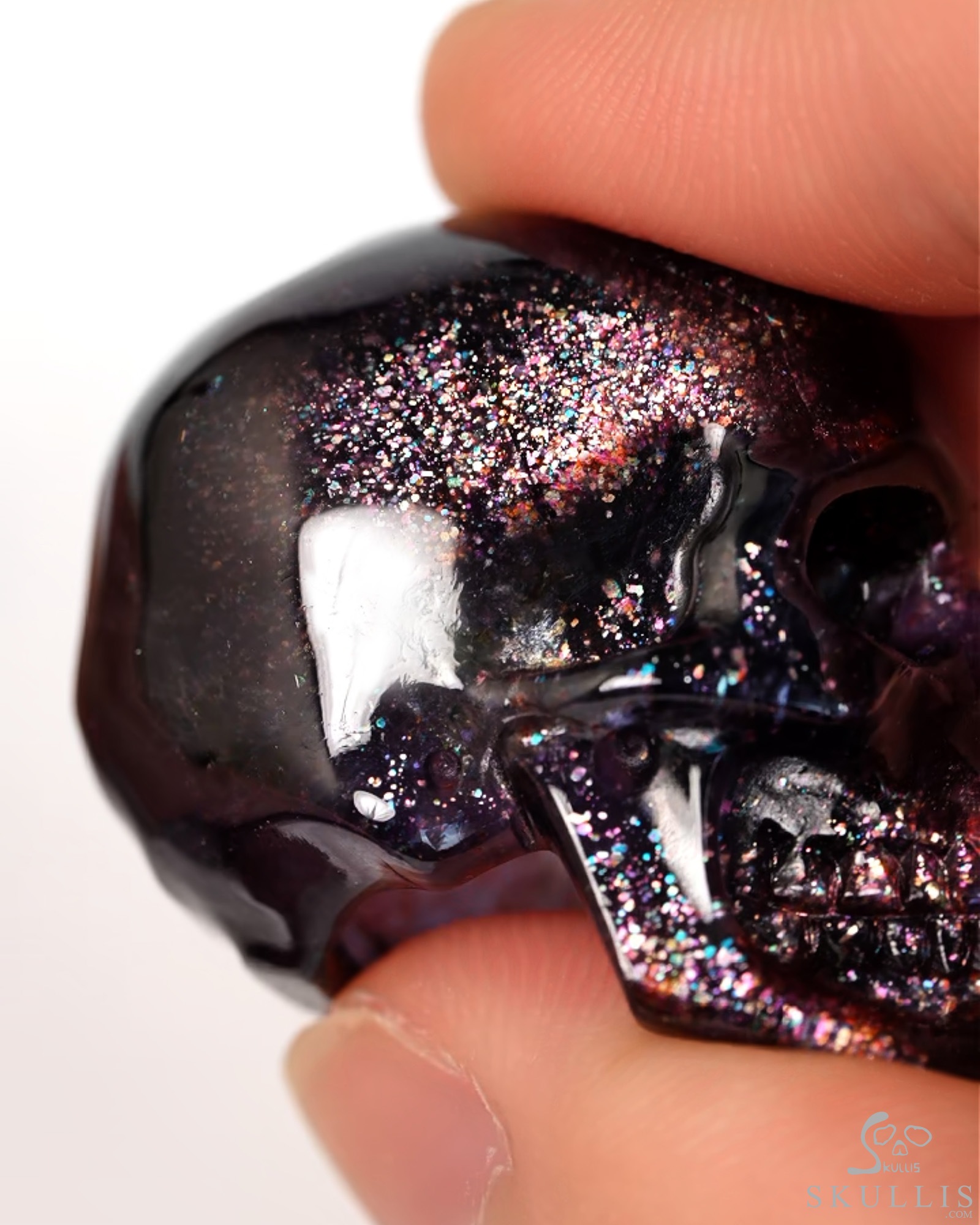 July 14, 2026 ACSAD (A Crystal Skull a Day) - The Breathing Nebula - Necklace of 1.4" Gemstone Iolite Hand Carved Hollowed Crystal Skull Pendant, Skull Jewelry July 14, 2026 ACSAD (A Crystal Skull a Day) - The Breathing Nebula - Necklace of 1.4" Gemstone Iolite Hand Carved Hollowed Crystal Skull Pendant, Skull Jewelry