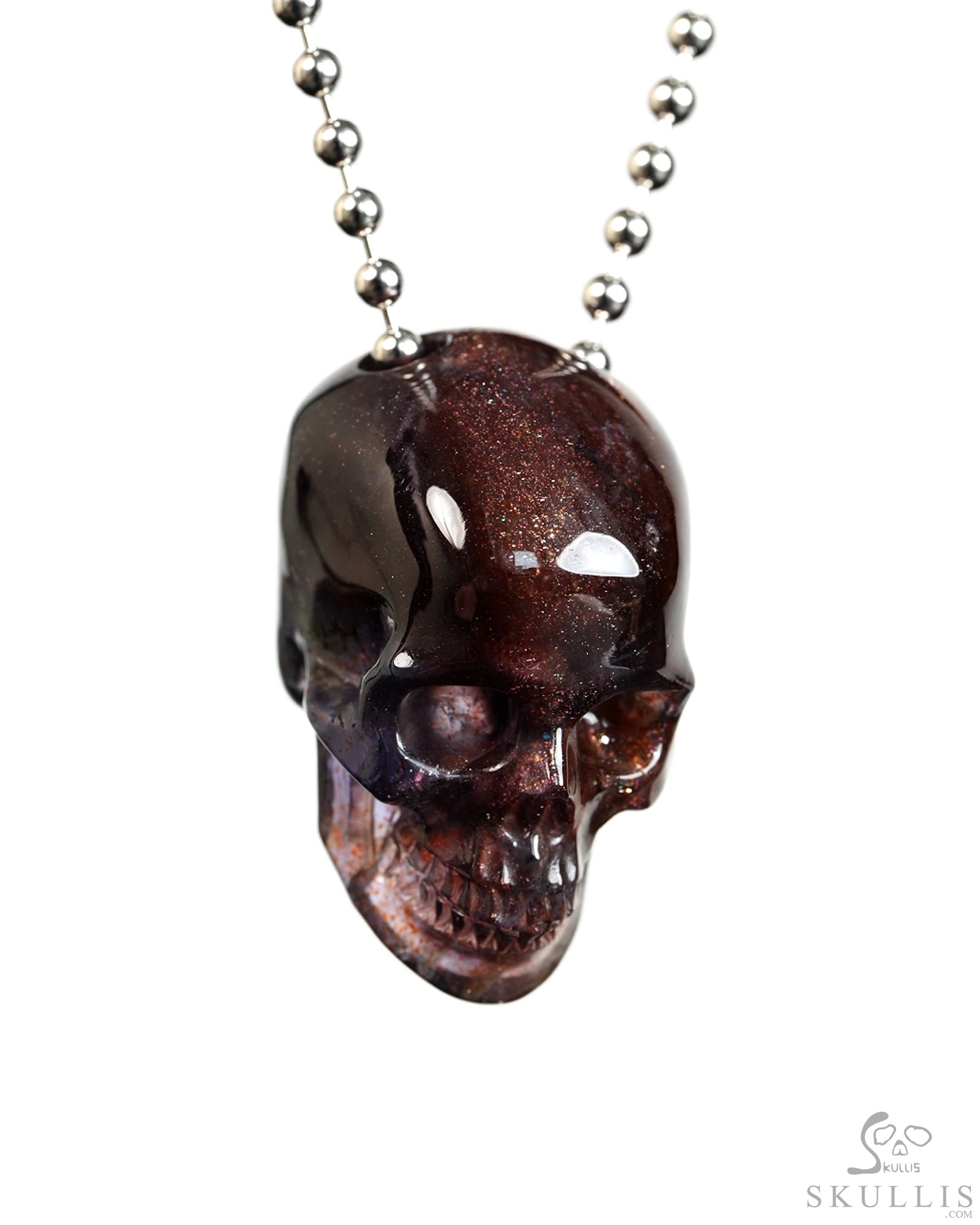 July 14, 2026 ACSAD (A Crystal Skull a Day) - The Breathing Nebula - Necklace of 1.4" Gemstone Iolite Hand Carved Hollowed Crystal Skull Pendant, Skull Jewelry July 14, 2026 ACSAD (A Crystal Skull a Day) - The Breathing Nebula - Necklace of 1.4" Gemstone Iolite Hand Carved Hollowed Crystal Skull Pendant, Skull Jewelry