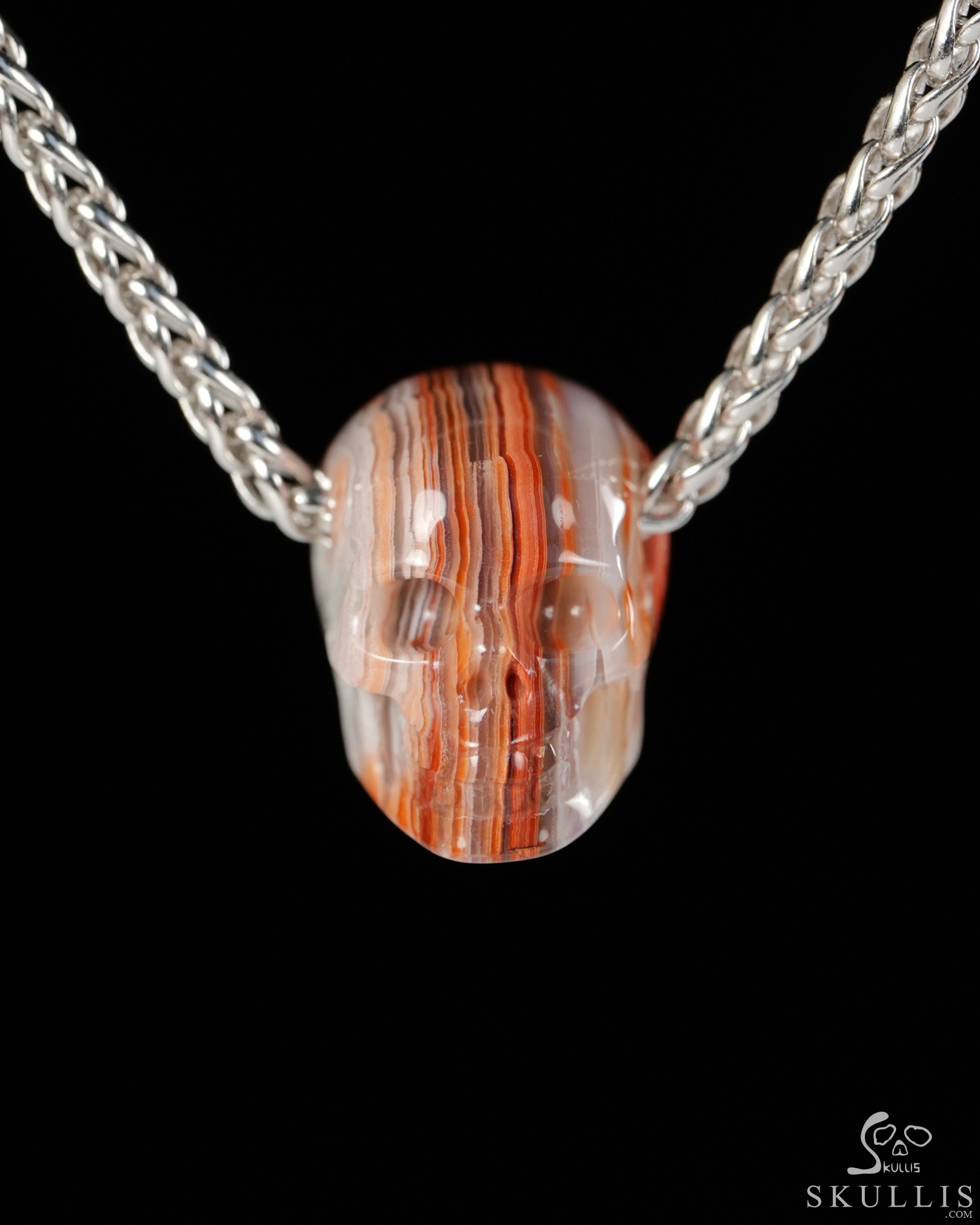 Minimalist Skull Pendant 0.6" Red Crazy Lace Agate Hand Carved Crystal Skull Pendant, Crystal Healing Skull Jewelry, for Women & Men Minimalist Skull Pendant 0.6" Red Crazy Lace Agate Hand Carved Crystal Skull Pendant, Crystal Healing Skull Jewelry, for Women & Men