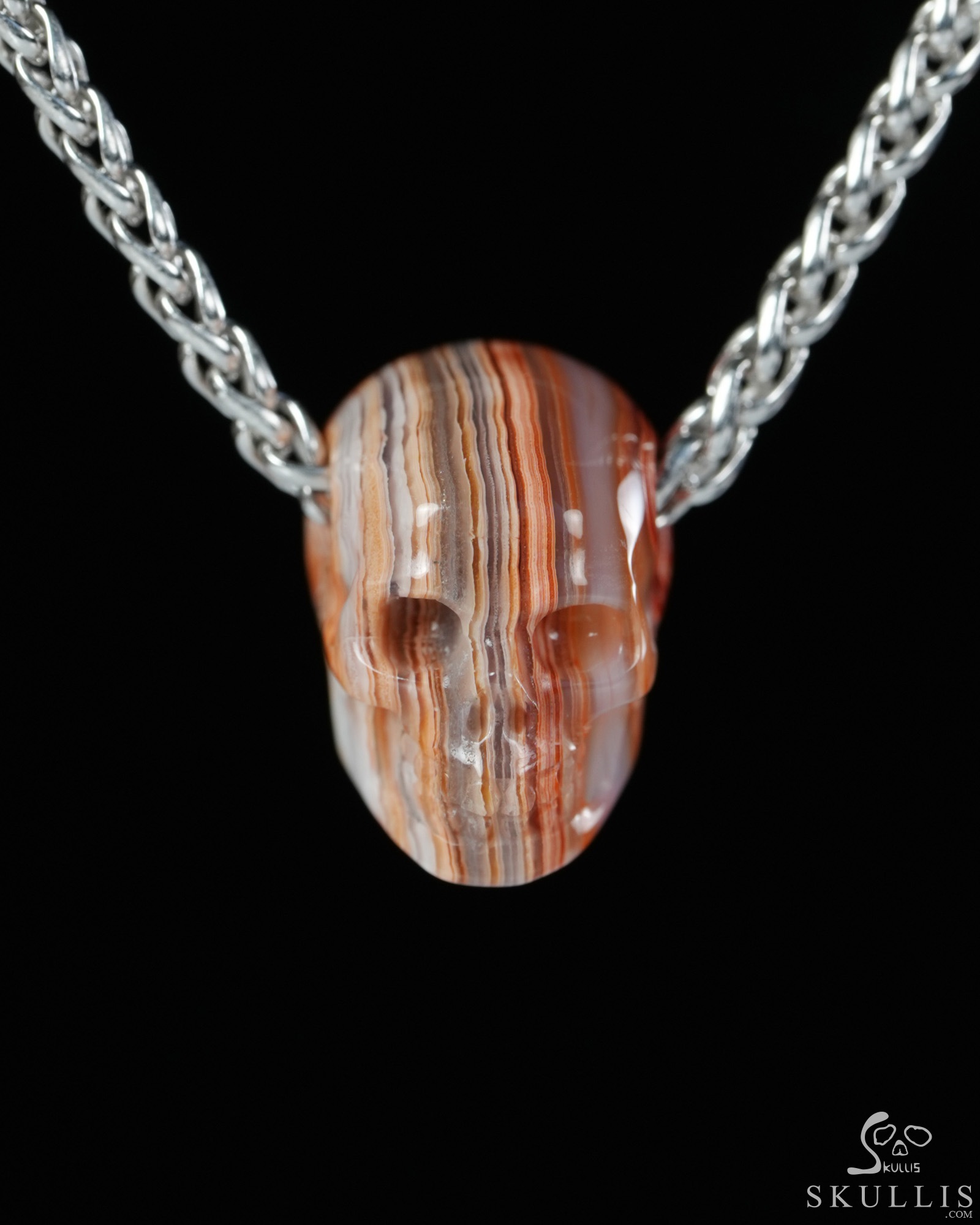 Minimalist Skull Pendant 0.6" Red Crazy Lace Agate Hand Carved Crystal Skull Pendant, Crystal Healing Skull Jewelry, for Women & Men Minimalist Skull Pendant 0.6" Red Crazy Lace Agate Hand Carved Crystal Skull Pendant, Crystal Healing Skull Jewelry, for Women & Men