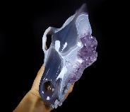 Custom order Deposit for Clear QUARTZ ROCK CYRSTAL Carved Mitchell-Hedges Crystal Skull SIMILAR AS W4000391d