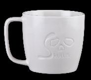 Skullis Crystal Skulls Logo Embossed Porcelain Coffee Coffee Mug, Tea Cup, Ceramic