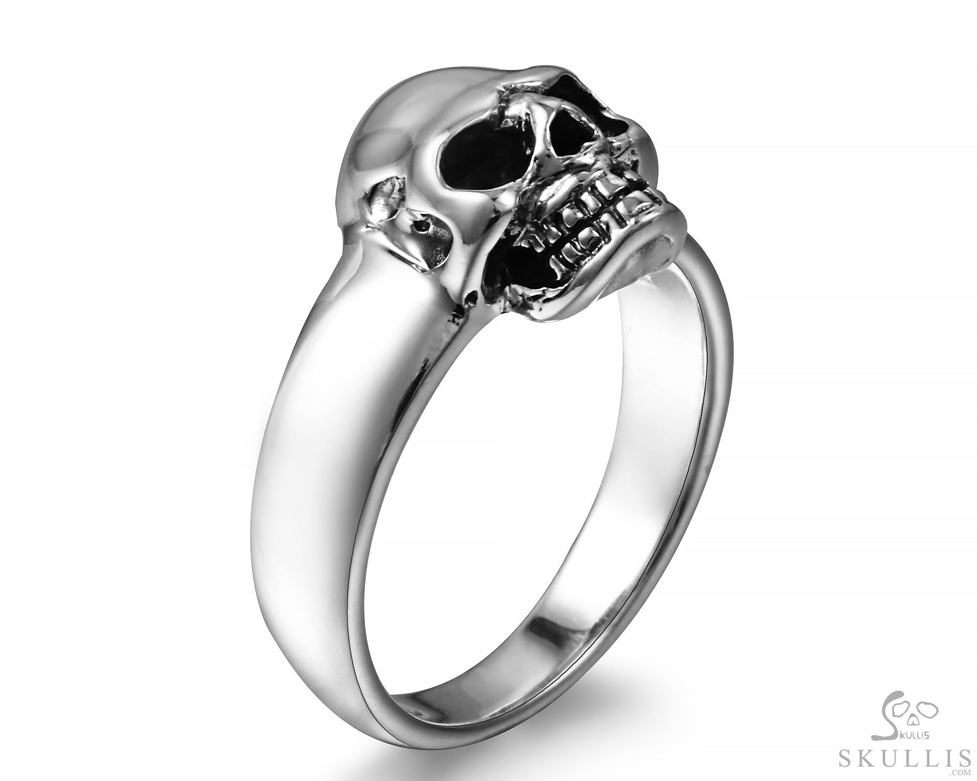The Contemplation Ring - Skullis Pinky Ring 925 Sterling Silver Skull Ring, Skull Jewelry, for Women & Men The Contemplation Ring - Skullis Pinky Ring 925 Sterling Silver Skull Ring, Skull Jewelry, for Women & Men