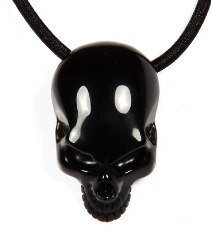 Black Obsidian Carved Crystal Skull Pendant Skullis - Black Obsidian Skull Pendant Black Obsidian Carved Crystal Skull Pendant Skullis - Black Obsidian Skull Pendant