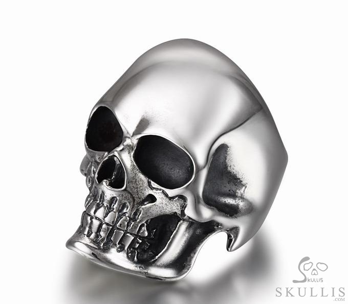 The Master - Oxidized & 925 Sterling Silver Skull Ring The Master - Oxidized & 925 Sterling Silver Skull Ring