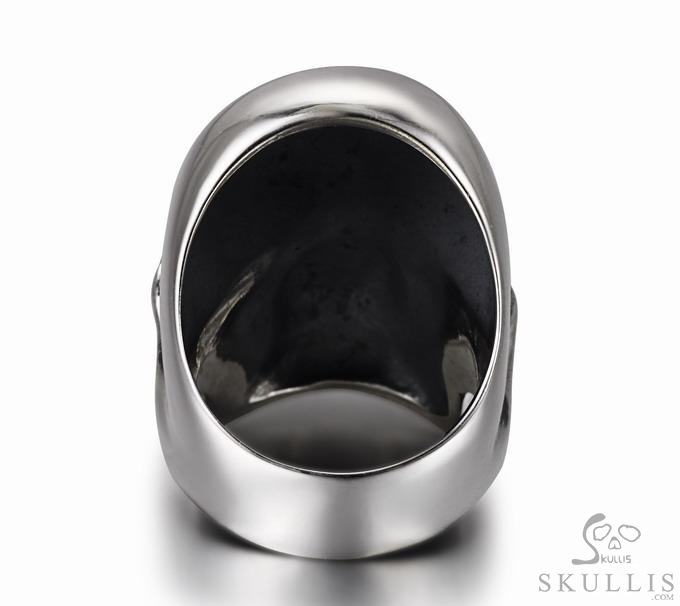 The Master - Oxidized & 925 Sterling Silver Skull Ring The Master - Oxidized & 925 Sterling Silver Skull Ring