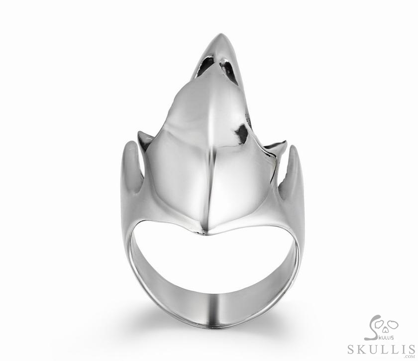 Raptor Skull Guardian - 925 Sterling Silver Skull Ring Raptor Skull Guardian - 925 Sterling Silver Skull Ring