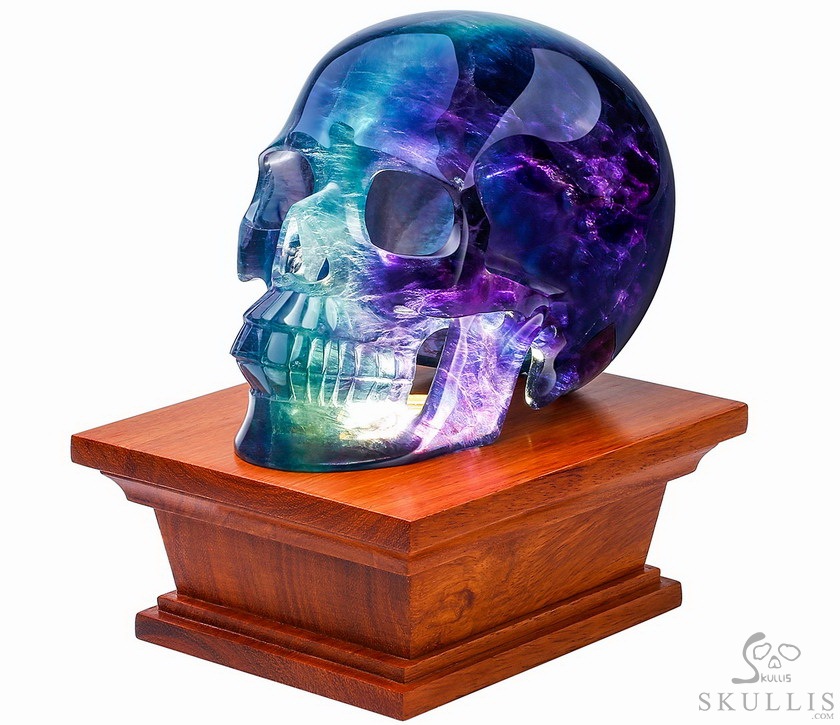 Rikoo Rosewood LED White Light Display Stand, Crystal Lamp Wooden Base for Gemstone Crystal Stone Sculpture & Mineral Specimen Rikoo Rosewood LED White Light Display Stand, Crystal Lamp Wooden Base for Gemstone Crystal Stone Sculpture & Mineral Specimen