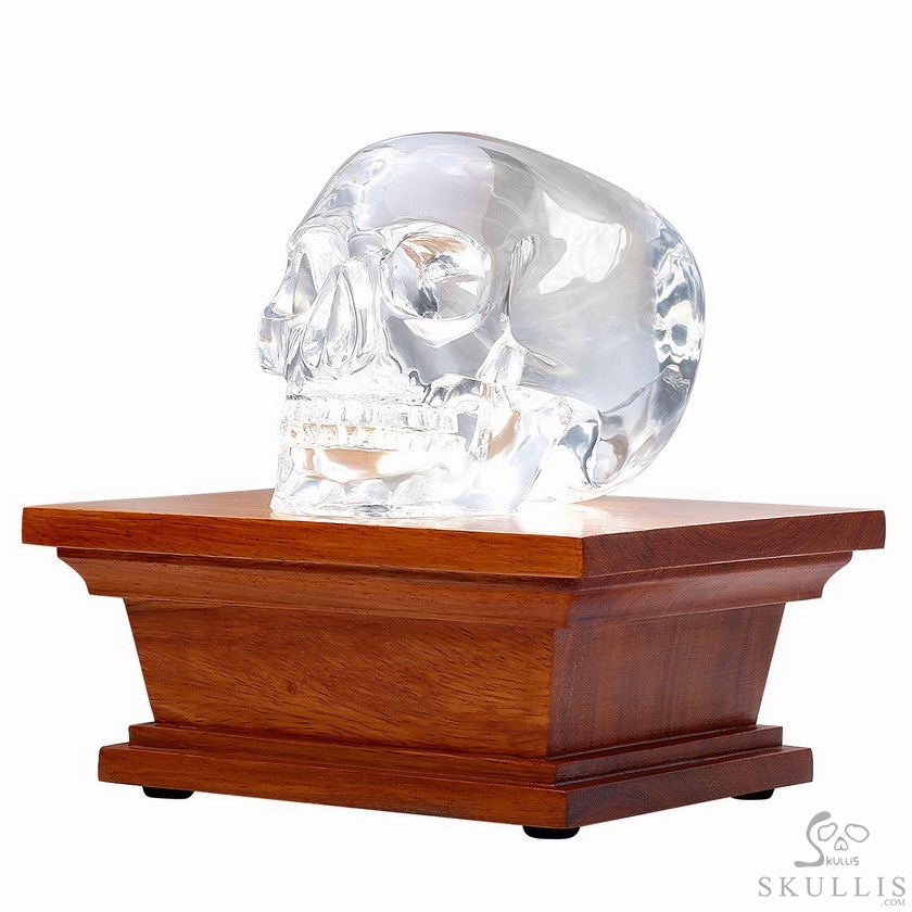 Rikoo Rosewood LED White Light Display Stand, Crystal Lamp Wooden Base for Gemstone Crystal Stone Sculpture & Mineral Specimen Rikoo Rosewood LED White Light Display Stand, Crystal Lamp Wooden Base for Gemstone Crystal Stone Sculpture & Mineral Specimen