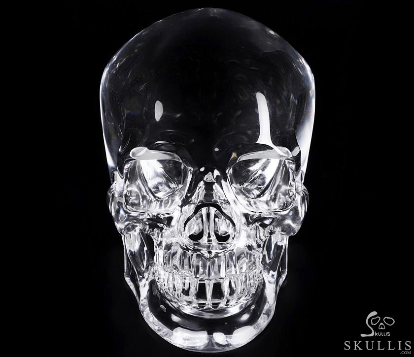 Lifesized Optically Clear 7.5" K9 CRYSTAL Carved Crystal Detachable Skulls, Super Realistic, Crystal Healing Lifesized Optically Clear 7.5" K9 CRYSTAL Carved Crystal Detachable Skulls, Super Realistic, Crystal Healing