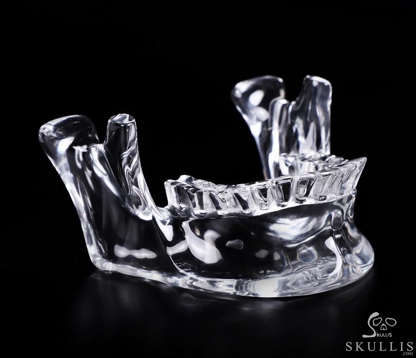 Lifesized Optically Clear 7.5" K9 CRYSTAL Carved Crystal Detachable Skulls, Super Realistic, Crystal Healing Lifesized Optically Clear 7.5" K9 CRYSTAL Carved Crystal Detachable Skulls, Super Realistic, Crystal Healing