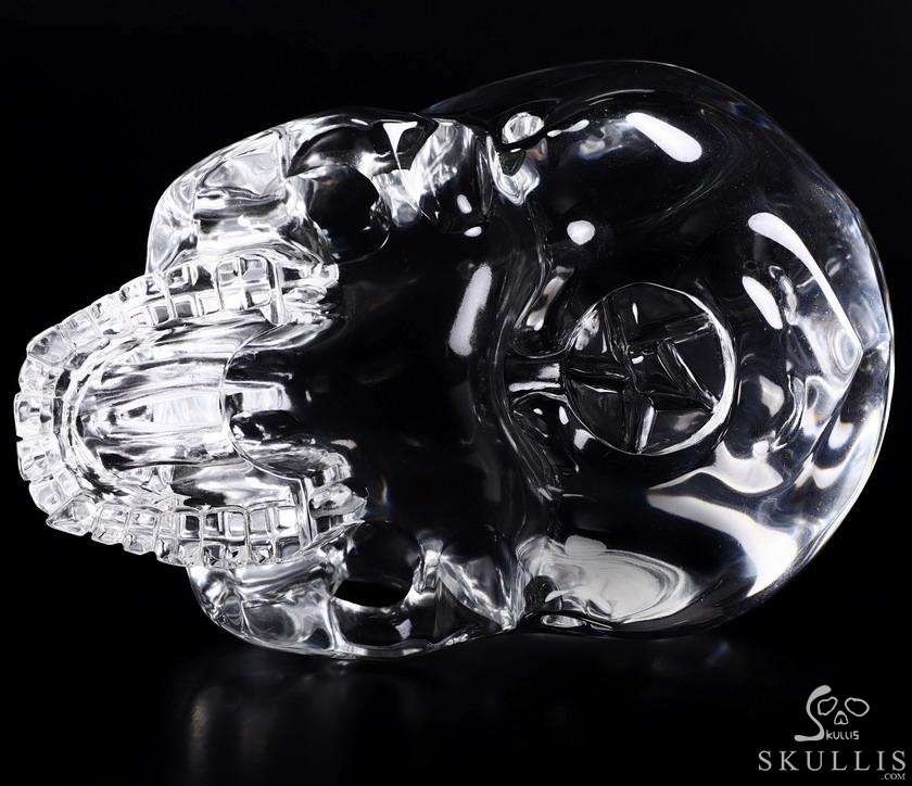 Lifesized Optically Clear 7.5" K9 CRYSTAL Carved Crystal Detachable Skulls, Super Realistic, Crystal Healing Lifesized Optically Clear 7.5" K9 CRYSTAL Carved Crystal Detachable Skulls, Super Realistic, Crystal Healing