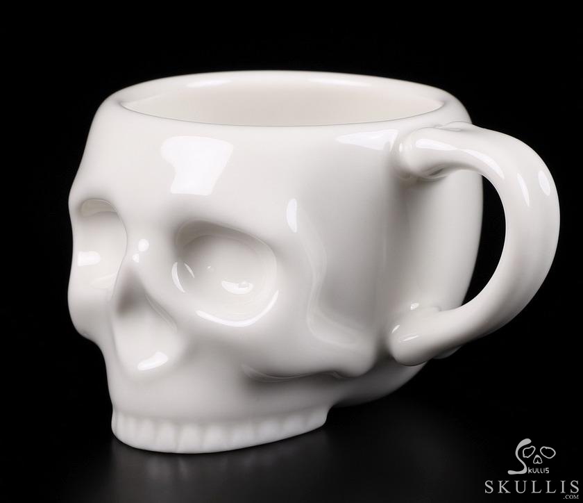Skullis Minima - 2 oz Ceramic Porcelain Skull Espresso Coffee Cup Skullis Minima - 2 oz Ceramic Porcelain Skull Espresso Coffee Cup