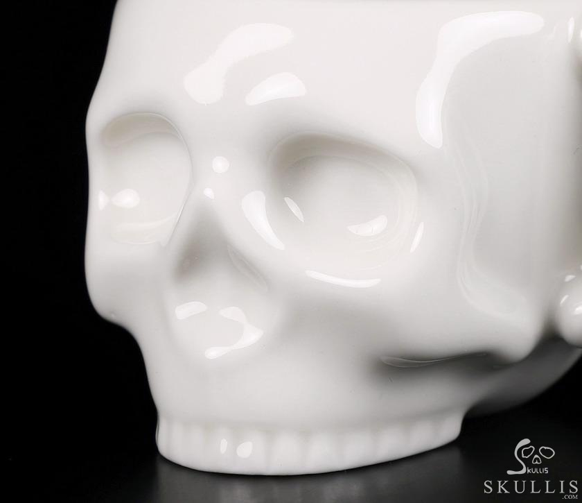 Skullis Minima - 2 oz Ceramic Porcelain Skull Espresso Coffee Cup Skullis Minima - 2 oz Ceramic Porcelain Skull Espresso Coffee Cup
