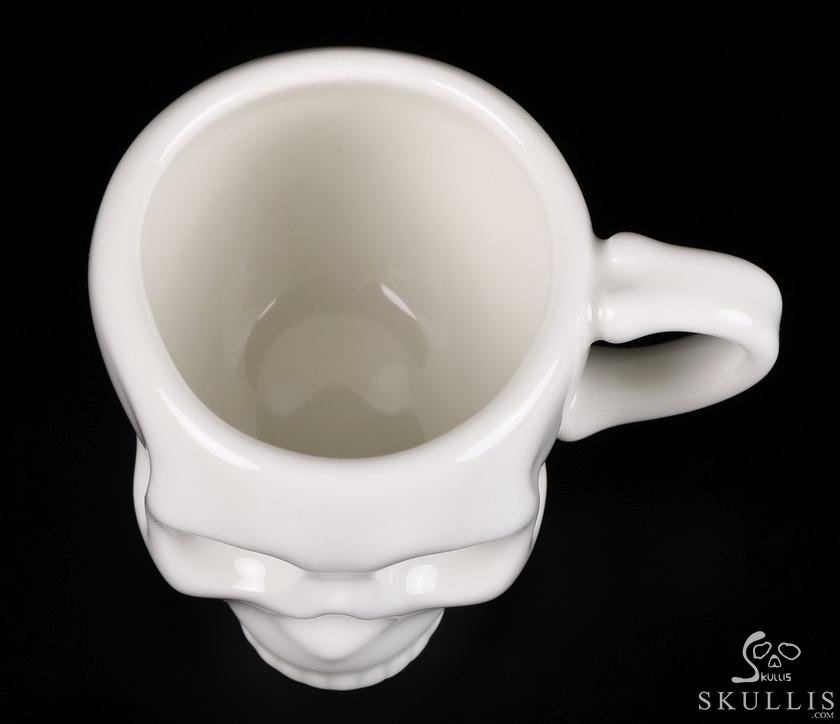 Skullis Minima - 2 oz Ceramic Porcelain Skull Espresso Coffee Cup Skullis Minima - 2 oz Ceramic Porcelain Skull Espresso Coffee Cup