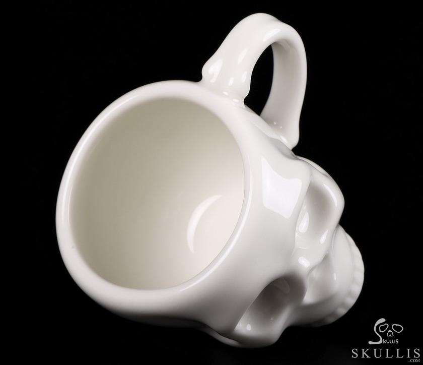 Skullis Minima - 2 oz Ceramic Porcelain Skull Espresso Coffee Cup Skullis Minima - 2 oz Ceramic Porcelain Skull Espresso Coffee Cup