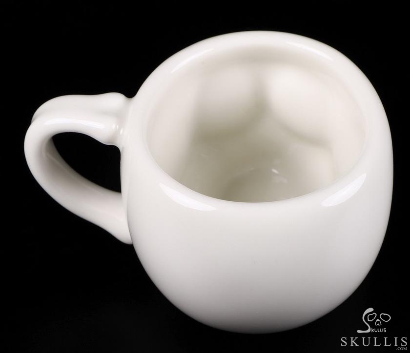 Skullis Minima - 2 oz Ceramic Porcelain Skull Espresso Coffee Cup Skullis Minima - 2 oz Ceramic Porcelain Skull Espresso Coffee Cup