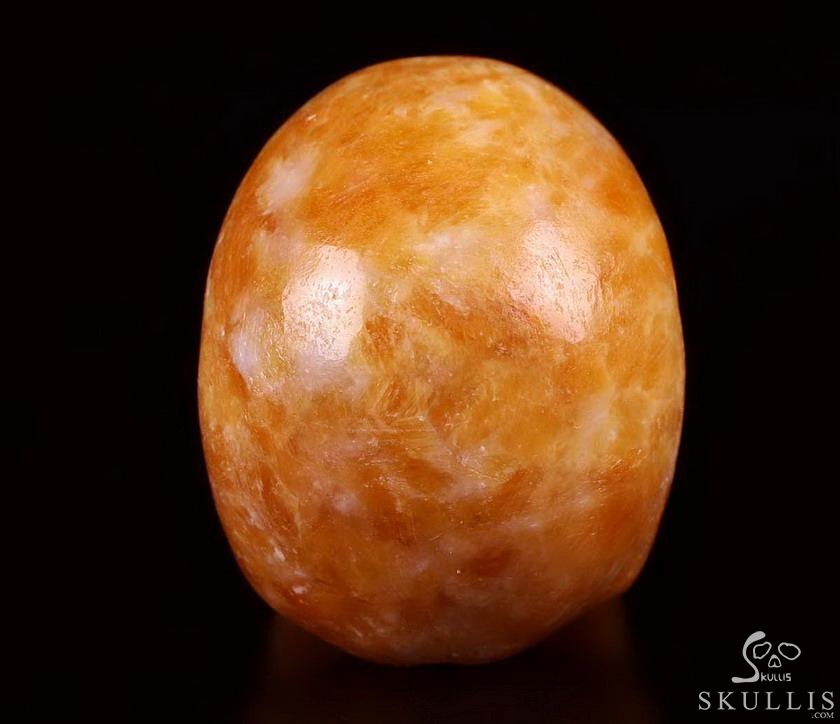 Nice 2.0" Orange Calcite Carved Crystal Skull, Realistic, Crystal Healing Nice 2.0" Orange Calcite Carved Crystal Skull, Realistic, Crystal Healing