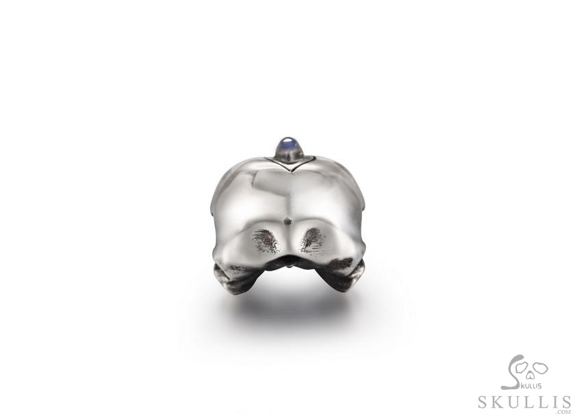 Night Pathfinder - 925 Sterling Silver Raven Skull Necklace With Moonstone Inlay, Skull Jewelry, for Women & Men Night Pathfinder - 925 Sterling Silver Raven Skull Necklace With Moonstone Inlay, Skull Jewelry, for Women & Men