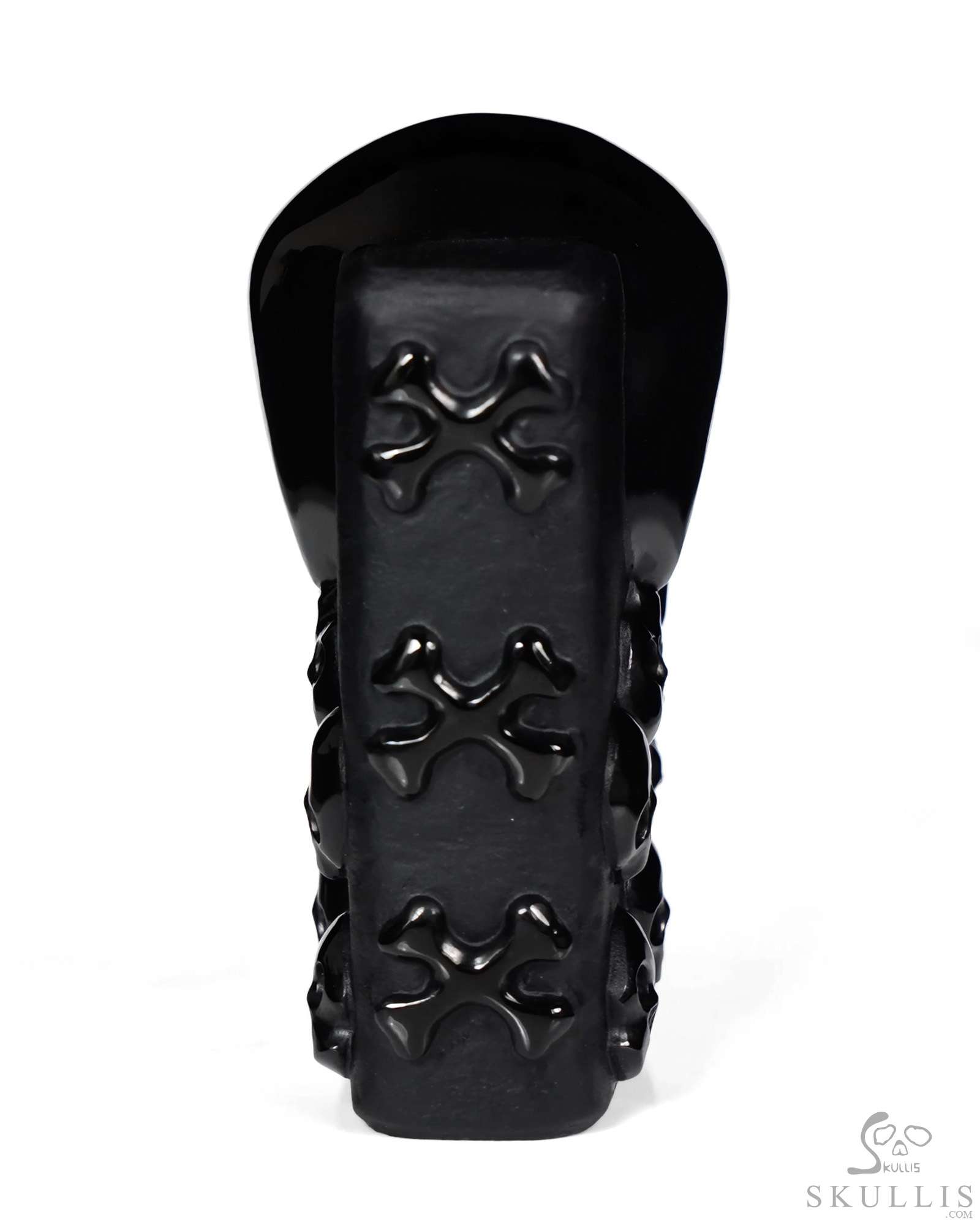 The Many Within - 2.6" Black Obsidian Hand Carved Crystal Skull Pocket Stone, Crystal Healing The Many Within - 2.6" Black Obsidian Hand Carved Crystal Skull Pocket Stone, Crystal Healing
