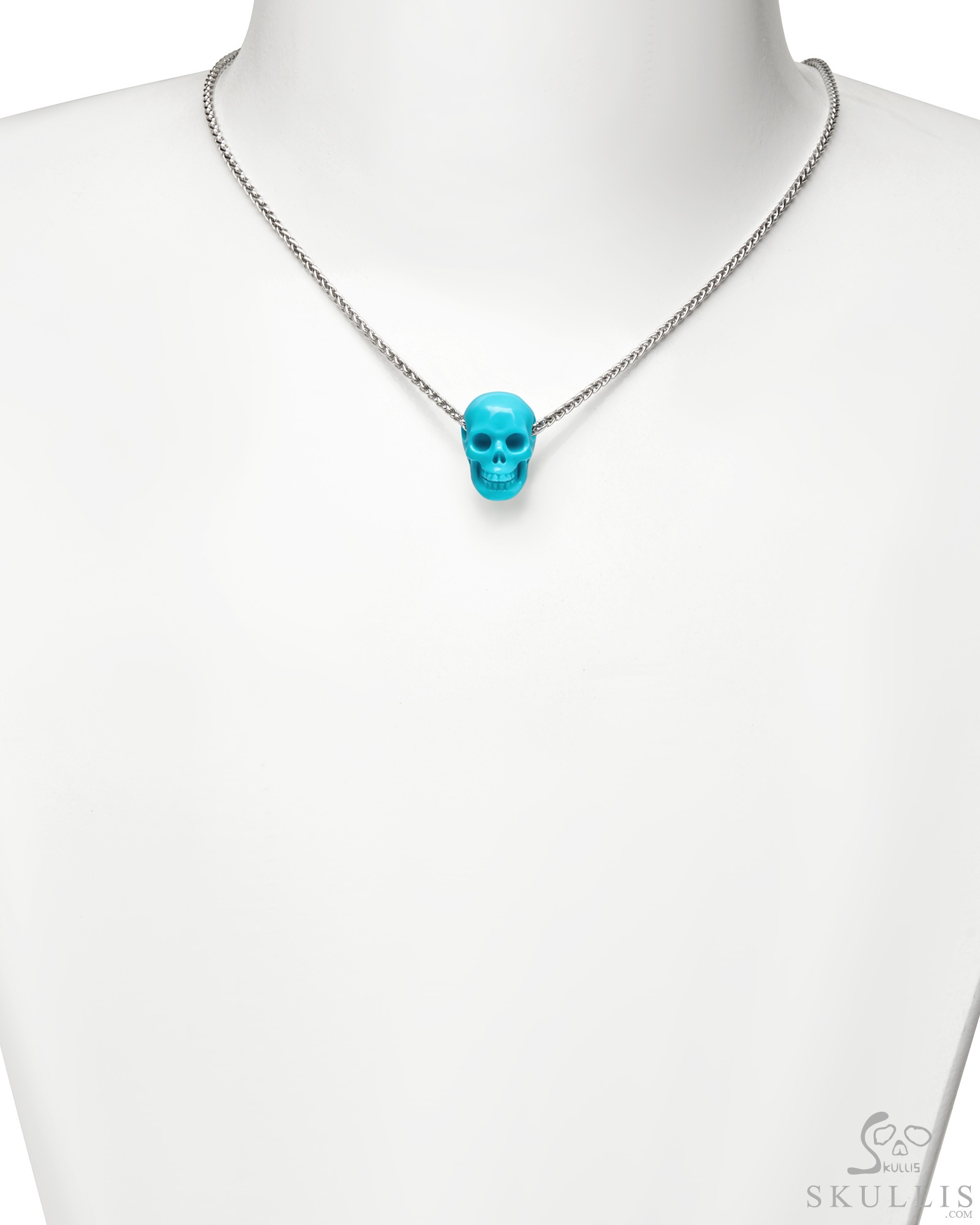 Minimalist Skull Pendant 0.6" Turquoise Hand Carved Crystal Skull Pendant, Crystal Healing Skull Jewelry, for Women & Men Minimalist Skull Pendant 0.6" Turquoise Hand Carved Crystal Skull Pendant, Crystal Healing Skull Jewelry, for Women & Men