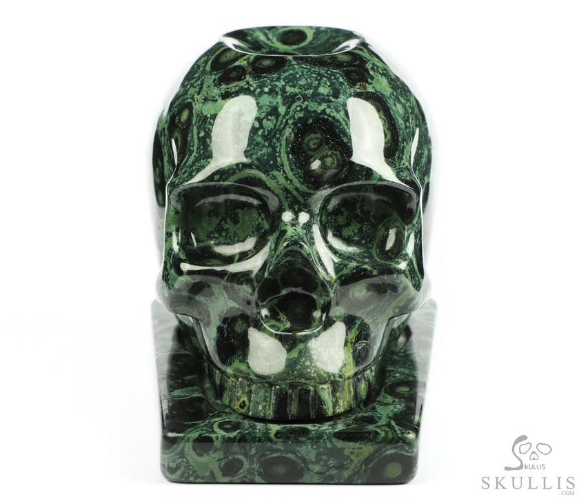 Skullis Sculptura - 10.5 OZ Coffee Mug, Hand-Carved Crystal Skull Cup, Gemstone Crystal Healing Skullis Sculptura - 10.5 OZ Coffee Mug, Hand-Carved Crystal Skull Cup, Gemstone Crystal Healing