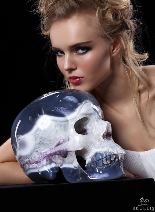 (32.3LB) Sept 15, 2014 ACSAD (A Crystal Skull a Day) - Truth in Shadows - 32.3LB Titan Agate Amethyst Geode Carved Crystal Skull Sculpture (32.3LB) Sept 15, 2014 ACSAD (A Crystal Skull a Day) - Truth in Shadows - 32.3LB Titan Agate Amethyst Geode Carved Crystal Skull Sculpture