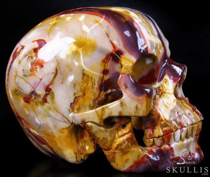 (24.7LB) Sept 17, 2014 ACSAD (A Crystal Skull a Day) - Moving Through the Veils - Titan Mookaite Jasper Carved Crystal Skull Sculpture (24.7LB) Sept 17, 2014 ACSAD (A Crystal Skull a Day) - Moving Through the Veils - Titan Mookaite Jasper Carved Crystal Skull Sculpture