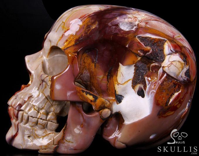 (24.7LB) Sept 17, 2014 ACSAD (A Crystal Skull a Day) - Moving Through the Veils - Titan Mookaite Jasper Carved Crystal Skull Sculpture (24.7LB) Sept 17, 2014 ACSAD (A Crystal Skull a Day) - Moving Through the Veils - Titan Mookaite Jasper Carved Crystal Skull Sculpture
