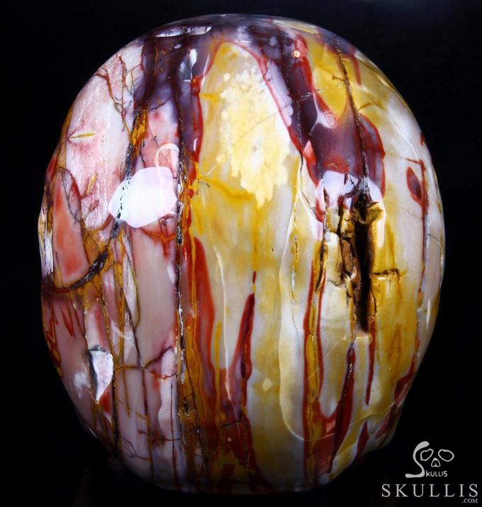 (24.7LB) Sept 17, 2014 ACSAD (A Crystal Skull a Day) - Moving Through the Veils - Titan Mookaite Jasper Carved Crystal Skull Sculpture (24.7LB) Sept 17, 2014 ACSAD (A Crystal Skull a Day) - Moving Through the Veils - Titan Mookaite Jasper Carved Crystal Skull Sculpture