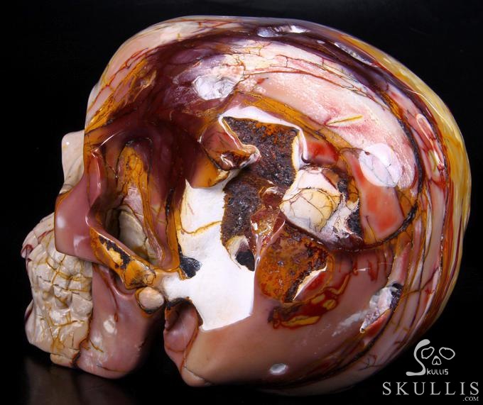 (24.7LB) Sept 17, 2014 ACSAD (A Crystal Skull a Day) - Moving Through the Veils - Titan Mookaite Jasper Carved Crystal Skull Sculpture (24.7LB) Sept 17, 2014 ACSAD (A Crystal Skull a Day) - Moving Through the Veils - Titan Mookaite Jasper Carved Crystal Skull Sculpture