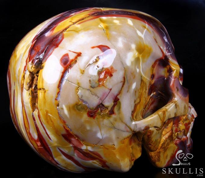 (24.7LB) Sept 17, 2014 ACSAD (A Crystal Skull a Day) - Moving Through the Veils - Titan Mookaite Jasper Carved Crystal Skull Sculpture (24.7LB) Sept 17, 2014 ACSAD (A Crystal Skull a Day) - Moving Through the Veils - Titan Mookaite Jasper Carved Crystal Skull Sculpture