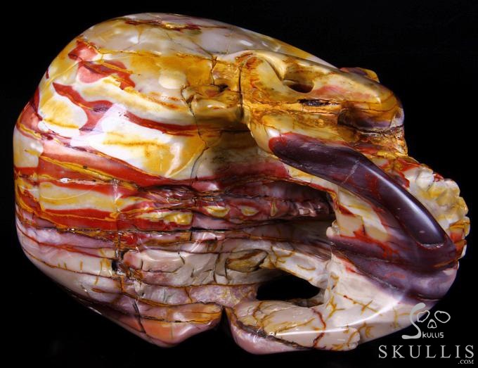 (24.7LB) Sept 17, 2014 ACSAD (A Crystal Skull a Day) - Moving Through the Veils - Titan Mookaite Jasper Carved Crystal Skull Sculpture (24.7LB) Sept 17, 2014 ACSAD (A Crystal Skull a Day) - Moving Through the Veils - Titan Mookaite Jasper Carved Crystal Skull Sculpture