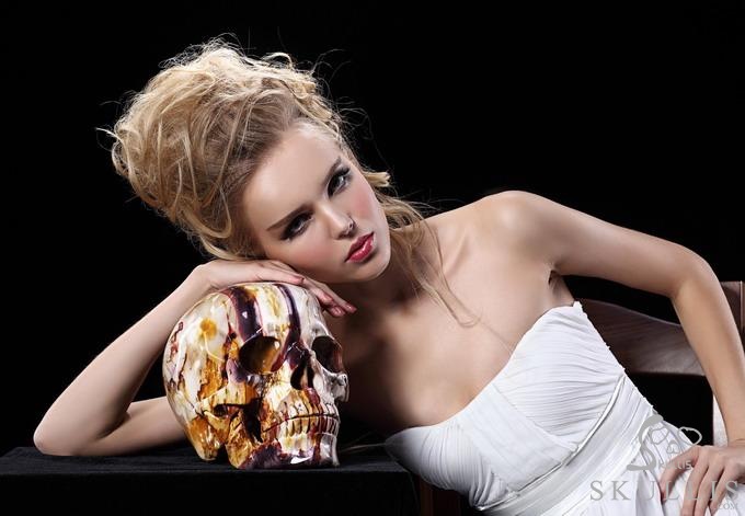(24.7LB) Sept 17, 2014 ACSAD (A Crystal Skull a Day) - Moving Through the Veils - Titan Mookaite Jasper Carved Crystal Skull Sculpture (24.7LB) Sept 17, 2014 ACSAD (A Crystal Skull a Day) - Moving Through the Veils - Titan Mookaite Jasper Carved Crystal Skull Sculpture