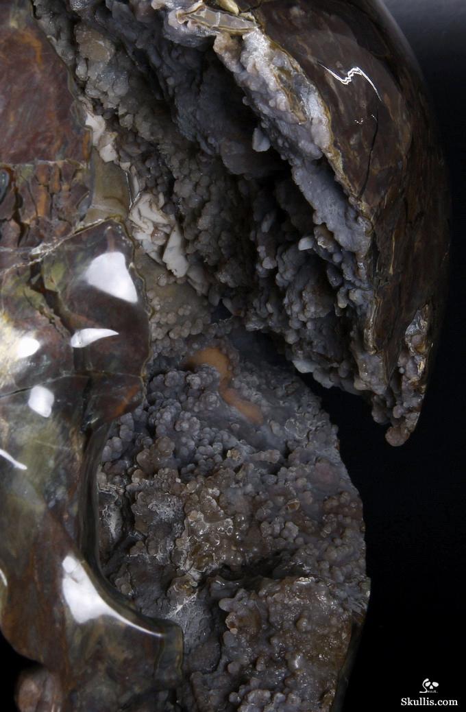 Stunning Unique Geode Giant 16.9" DINOSAUR EGG AGATE Carved Crystal Skull Stunning Unique Geode Giant 16.9" DINOSAUR EGG AGATE Carved Crystal Skull