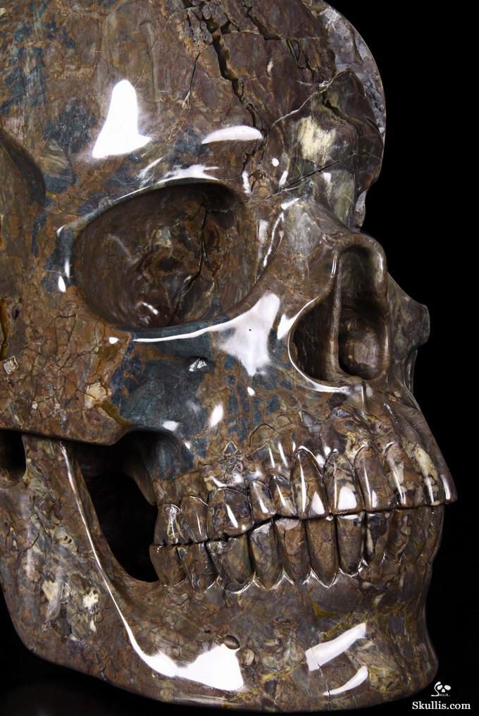 Stunning Unique Geode Giant 16.9" DINOSAUR EGG AGATE Carved Crystal Skull Stunning Unique Geode Giant 16.9" DINOSAUR EGG AGATE Carved Crystal Skull