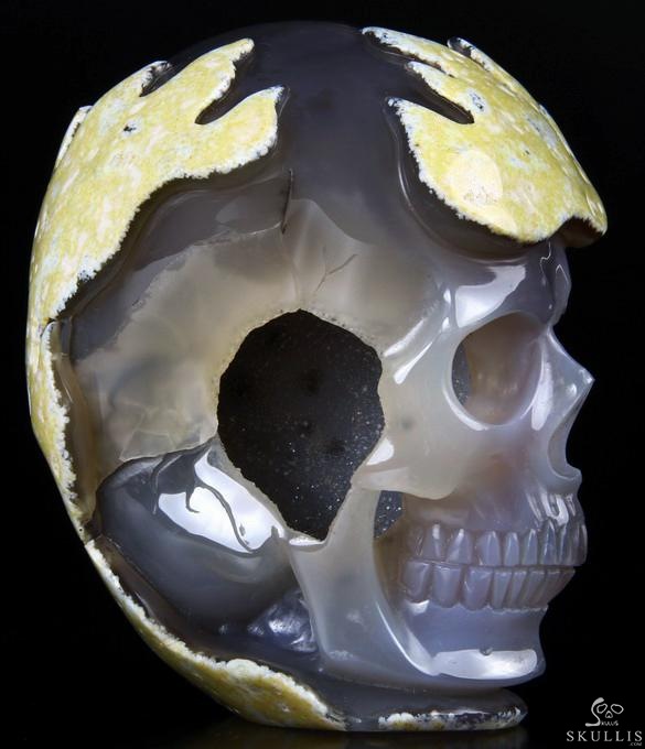 Jun 6, 2014 ACSAD (A Crystal Skull a Day) - Wish - Agate Geode Fiery Carved Crystal skull Sculpture Jun 6, 2014 ACSAD (A Crystal Skull a Day) - Wish - Agate Geode Fiery Carved Crystal skull Sculpture