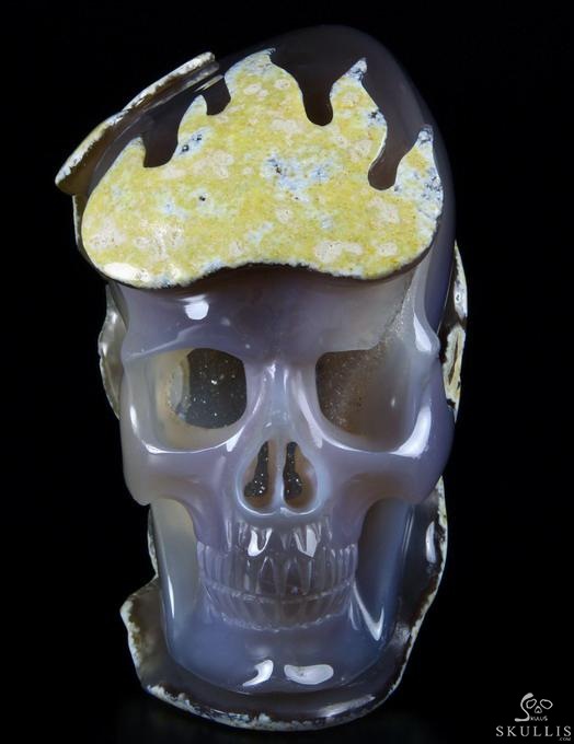 Jun 6, 2014 ACSAD (A Crystal Skull a Day) - Wish - Agate Geode Fiery Carved Crystal skull Sculpture Jun 6, 2014 ACSAD (A Crystal Skull a Day) - Wish - Agate Geode Fiery Carved Crystal skull Sculpture