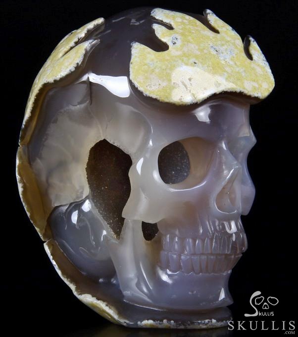 Jun 6, 2014 ACSAD (A Crystal Skull a Day) - Wish - Agate Geode Fiery Carved Crystal skull Sculpture Jun 6, 2014 ACSAD (A Crystal Skull a Day) - Wish - Agate Geode Fiery Carved Crystal skull Sculpture
