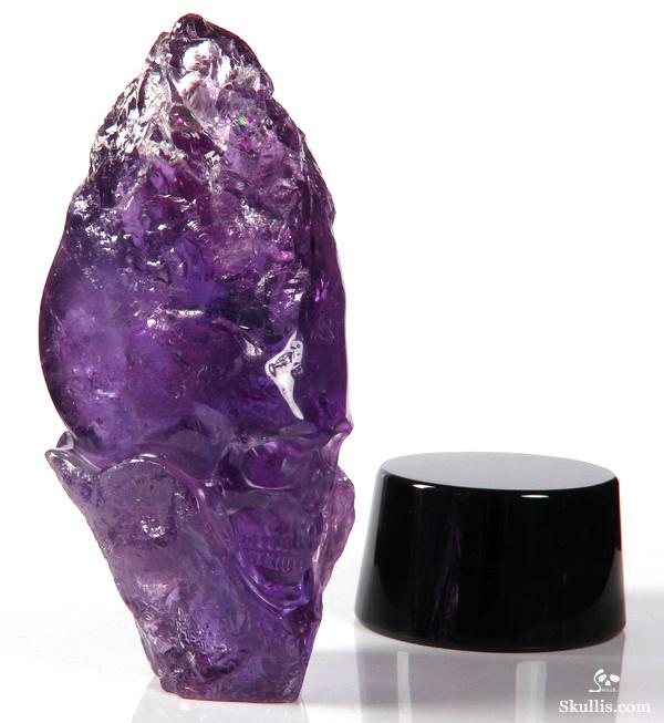 Apr 9, 2015 ACSAD (A Crystal Skull a Day) - The Mastermind - Amethyst Carved Crystal Skull Sculpture with Black Obsidian Stand Apr 9, 2015 ACSAD (A Crystal Skull a Day) - The Mastermind - Amethyst Carved Crystal Skull Sculpture with Black Obsidian Stand