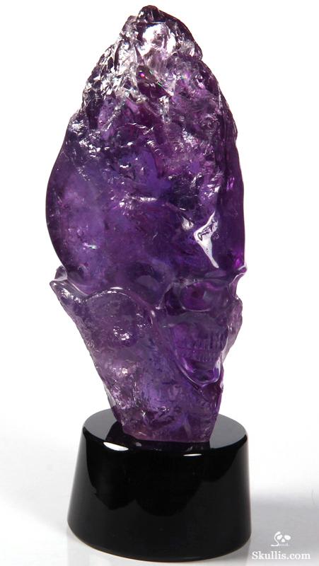 Apr 9, 2015 ACSAD (A Crystal Skull a Day) - The Mastermind - Amethyst Carved Crystal Skull Sculpture with Black Obsidian Stand Apr 9, 2015 ACSAD (A Crystal Skull a Day) - The Mastermind - Amethyst Carved Crystal Skull Sculpture with Black Obsidian Stand