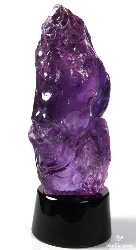 Apr 9, 2015 ACSAD (A Crystal Skull a Day) - The Mastermind - Amethyst Carved Crystal Skull Sculpture with Black Obsidian Stand Apr 9, 2015 ACSAD (A Crystal Skull a Day) - The Mastermind - Amethyst Carved Crystal Skull Sculpture with Black Obsidian Stand