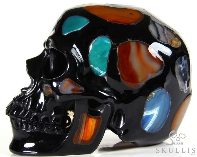 Apr 26, 2015 ACSAD (A Crystal Skull a Day) - The Light Messenger - Black Obsidian with Agate and Fluorite Carved Crystal Skull Lamp Sculpture with Red Jasper Stand Apr 26, 2015 ACSAD (A Crystal Skull a Day) - The Light Messenger - Black Obsidian with Agate and Fluorite Carved Crystal Skull Lamp Sculpture with Red Jasper Stand