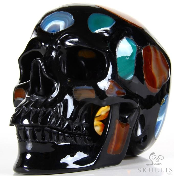 Apr 26, 2015 ACSAD (A Crystal Skull a Day) - The Light Messenger - Black Obsidian with Agate and Fluorite Carved Crystal Skull Lamp Sculpture with Red Jasper Stand Apr 26, 2015 ACSAD (A Crystal Skull a Day) - The Light Messenger - Black Obsidian with Agate and Fluorite Carved Crystal Skull Lamp Sculpture with Red Jasper Stand