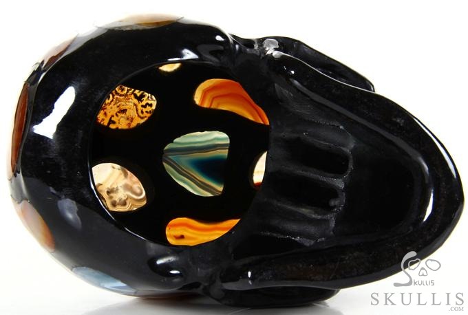 Apr 26, 2015 ACSAD (A Crystal Skull a Day) - The Light Messenger - Black Obsidian with Agate and Fluorite Carved Crystal Skull Lamp Sculpture with Red Jasper Stand Apr 26, 2015 ACSAD (A Crystal Skull a Day) - The Light Messenger - Black Obsidian with Agate and Fluorite Carved Crystal Skull Lamp Sculpture with Red Jasper Stand