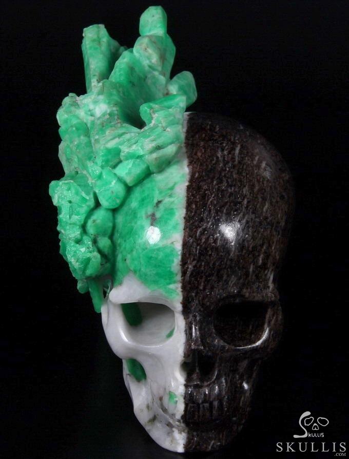 Jun 1, 2014 ACSAD (A Crystal Skull a Day) - The Queen of Dances - Gemstone Emerald Cluster Carved Crystal Skull Sculpture, Super Realistic, Crystal Healing Therapy Meditation Jun 1, 2014 ACSAD (A Crystal Skull a Day) - The Queen of Dances - Gemstone Emerald Cluster Carved Crystal Skull Sculpture, Super Realistic, Crystal Healing Therapy Meditation