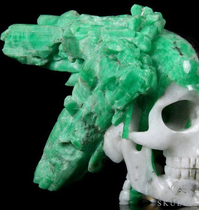Jun 1, 2014 ACSAD (A Crystal Skull a Day) - The Queen of Dances - Gemstone Emerald Cluster Carved Crystal Skull Sculpture, Super Realistic, Crystal Healing Therapy Meditation Jun 1, 2014 ACSAD (A Crystal Skull a Day) - The Queen of Dances - Gemstone Emerald Cluster Carved Crystal Skull Sculpture, Super Realistic, Crystal Healing Therapy Meditation