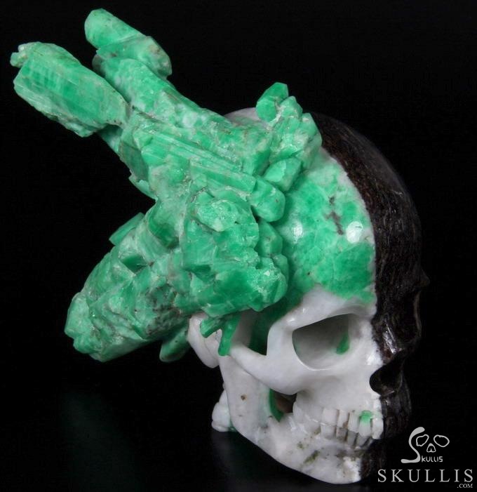 Jun 1, 2014 ACSAD (A Crystal Skull a Day) - The Queen of Dances - Gemstone Emerald Cluster Carved Crystal Skull Sculpture, Super Realistic, Crystal Healing Therapy Meditation Jun 1, 2014 ACSAD (A Crystal Skull a Day) - The Queen of Dances - Gemstone Emerald Cluster Carved Crystal Skull Sculpture, Super Realistic, Crystal Healing Therapy Meditation